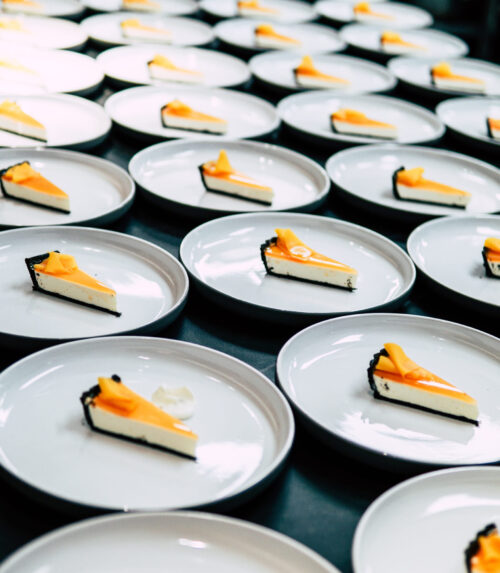 Plated Orange Pie