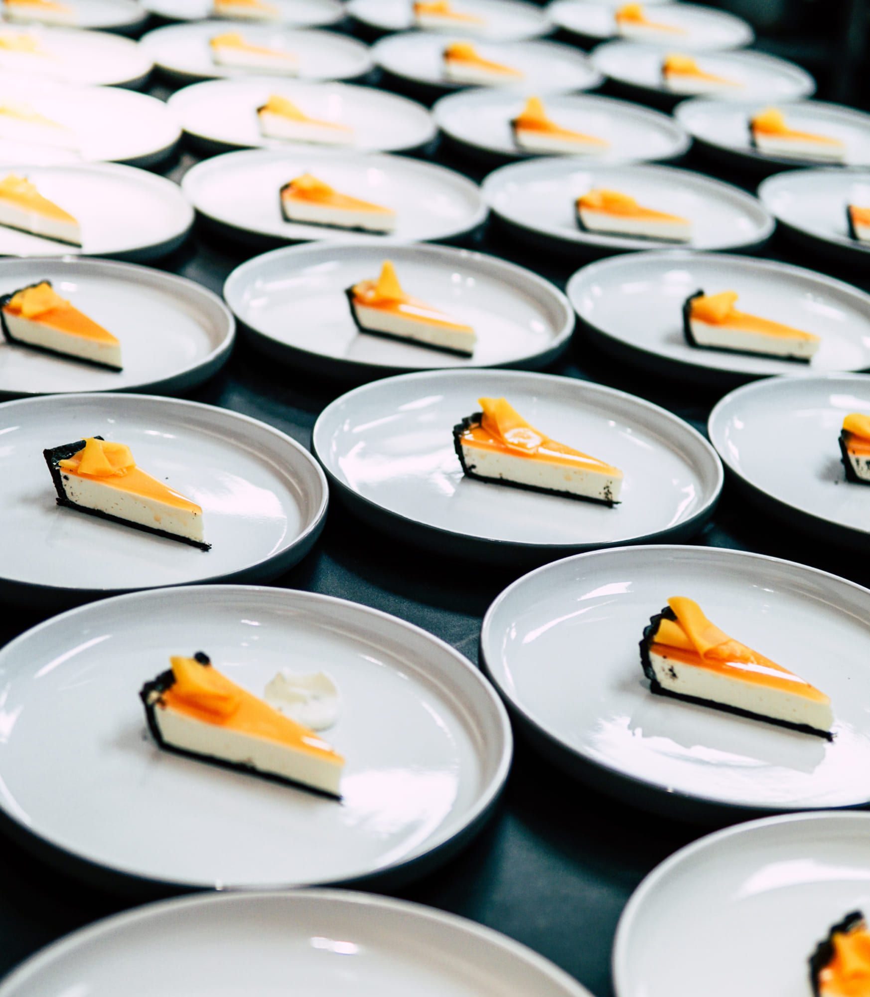 Plated Orange Pie